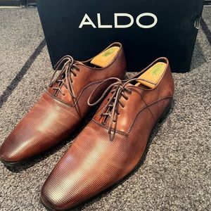 Brown Leather Oxford - Aldo